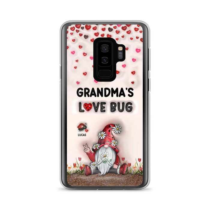 Custom Personalized Grandma's Love Bugs Phone Case - Upto 12 Kids - Mother's Day Gift Idea for Grandma/ Mom - Case for iPhone/ Samsung