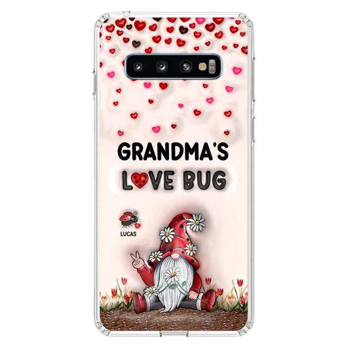 Custom Personalized Grandma's Love Bugs Phone Case - Upto 12 Kids - Mother's Day Gift Idea for Grandma/ Mom - Case for iPhone/ Samsung