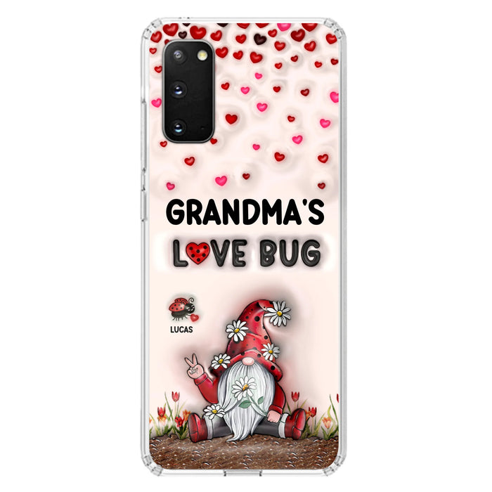 Custom Personalized Grandma's Love Bugs Phone Case - Upto 12 Kids - Mother's Day Gift Idea for Grandma/ Mom - Case for iPhone/ Samsung