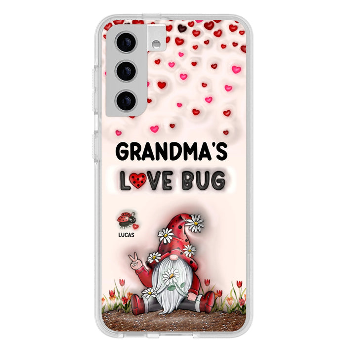 Custom Personalized Grandma's Love Bugs Phone Case - Upto 12 Kids - Mother's Day Gift Idea for Grandma/ Mom - Case for iPhone/ Samsung