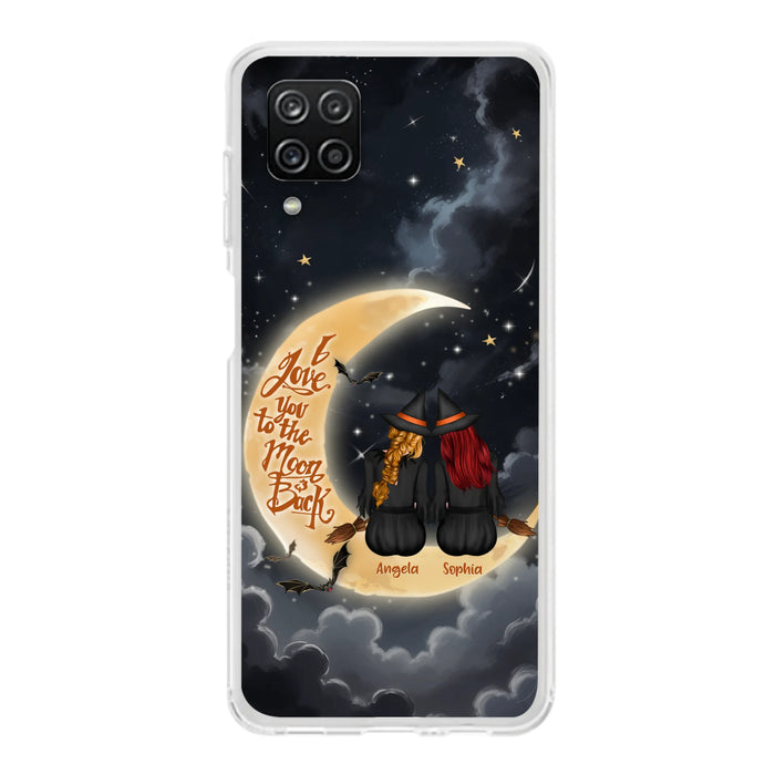 Custom Personalized Witches Phone Case For iPhone/ Samsung - Gift Idea For Friend -Memorial Gift - I Love You To The Moon & Back