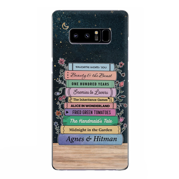 Custom Personalized Reading Book Phone Case For iPhone/ Samsung - Gift Idea For Reading Lover/ Birthday
