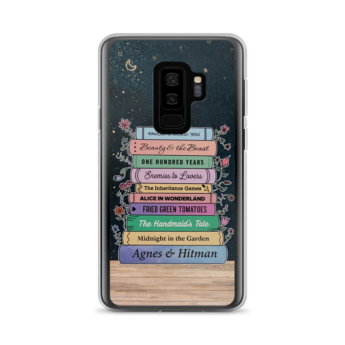 Custom Personalized Reading Book Phone Case For iPhone/ Samsung - Gift Idea For Reading Lover/ Birthday