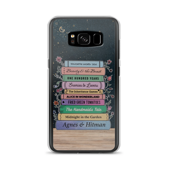 Custom Personalized Reading Book Phone Case For iPhone/ Samsung - Gift Idea For Reading Lover/ Birthday