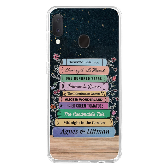 Custom Personalized Reading Book Phone Case For iPhone/ Samsung - Gift Idea For Reading Lover/ Birthday