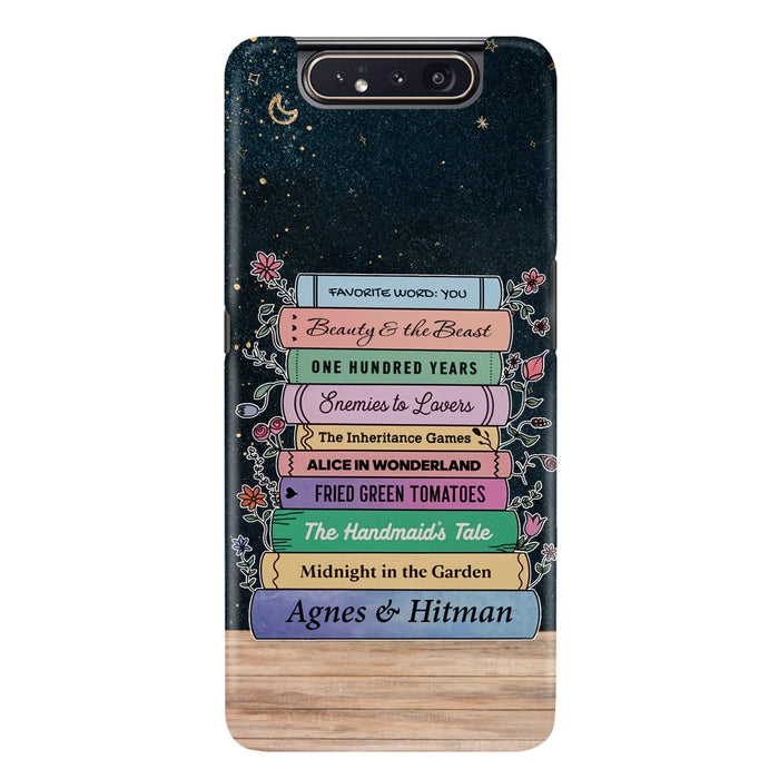 Custom Personalized Reading Book Phone Case For iPhone/ Samsung - Gift Idea For Reading Lover/ Birthday