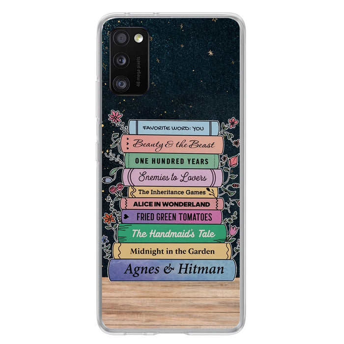 Custom Personalized Reading Book Phone Case For iPhone/ Samsung - Gift Idea For Reading Lover/ Birthday
