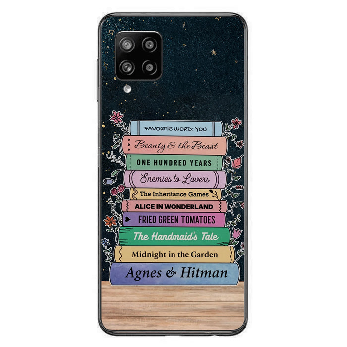 Custom Personalized Reading Book Phone Case For iPhone/ Samsung - Gift Idea For Reading Lover/ Birthday