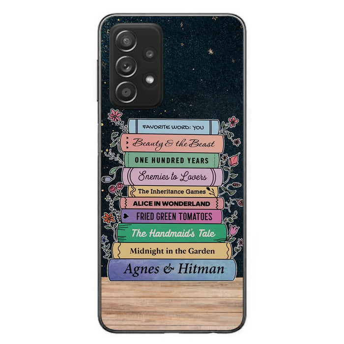 Custom Personalized Reading Book Phone Case For iPhone/ Samsung - Gift Idea For Reading Lover/ Birthday