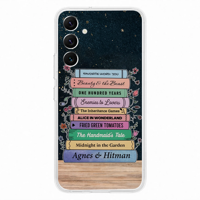 Custom Personalized Reading Book Phone Case For iPhone/ Samsung - Gift Idea For Reading Lover/ Birthday