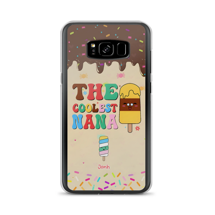 Custom Personalized The Coolest Nana Phone Case - Upto 10 Kids - Mother's Day Gift Idea for Grandma/ Mom - Case for iPhone/ Samsung