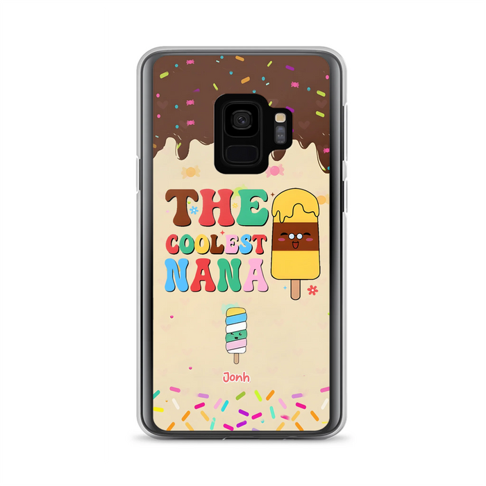 Custom Personalized The Coolest Nana Phone Case - Upto 10 Kids - Mother's Day Gift Idea for Grandma/ Mom - Case for iPhone/ Samsung