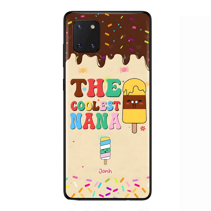 Custom Personalized The Coolest Nana Phone Case - Upto 10 Kids - Mother's Day Gift Idea for Grandma/ Mom - Case for iPhone/ Samsung