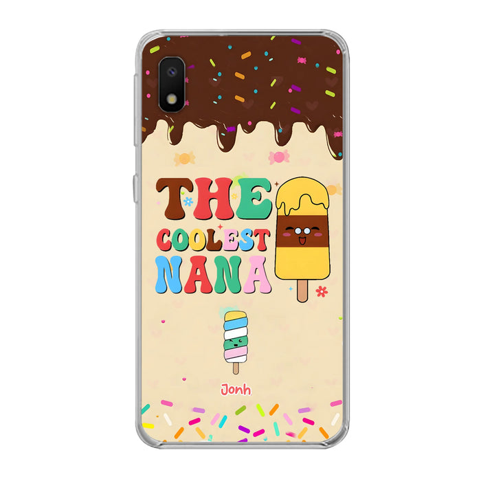 Custom Personalized The Coolest Nana Phone Case - Upto 10 Kids - Mother's Day Gift Idea for Grandma/ Mom - Case for iPhone/ Samsung