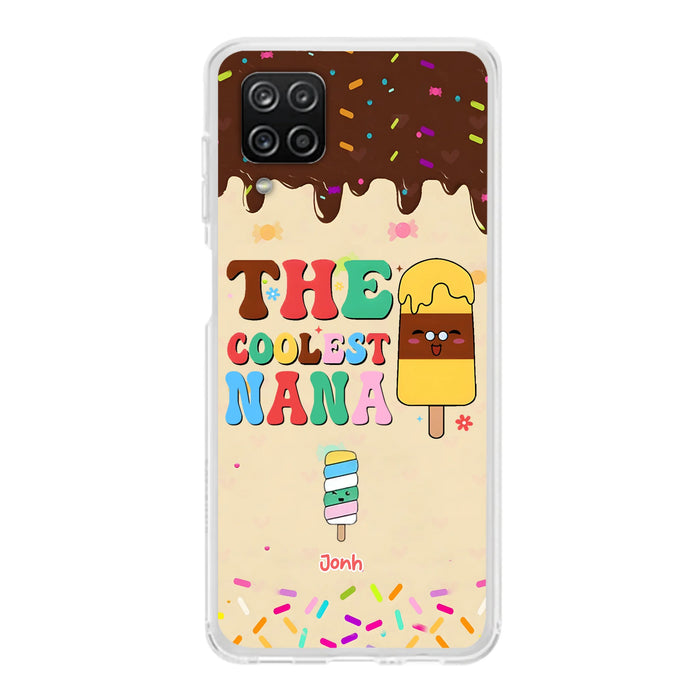 Custom Personalized The Coolest Nana Phone Case - Upto 10 Kids - Mother's Day Gift Idea for Grandma/ Mom - Case for iPhone/ Samsung