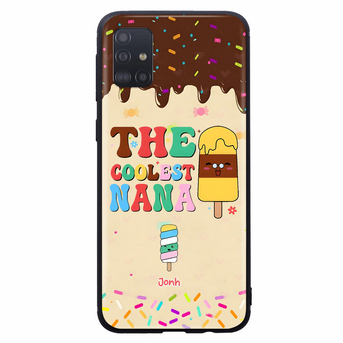 Custom Personalized The Coolest Nana Phone Case - Upto 10 Kids - Mother's Day Gift Idea for Grandma/ Mom - Case for iPhone/ Samsung