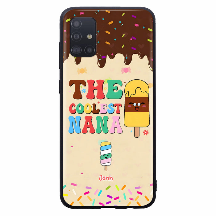 Custom Personalized The Coolest Nana Phone Case - Upto 10 Kids - Mother's Day Gift Idea for Grandma/ Mom - Case for iPhone/ Samsung