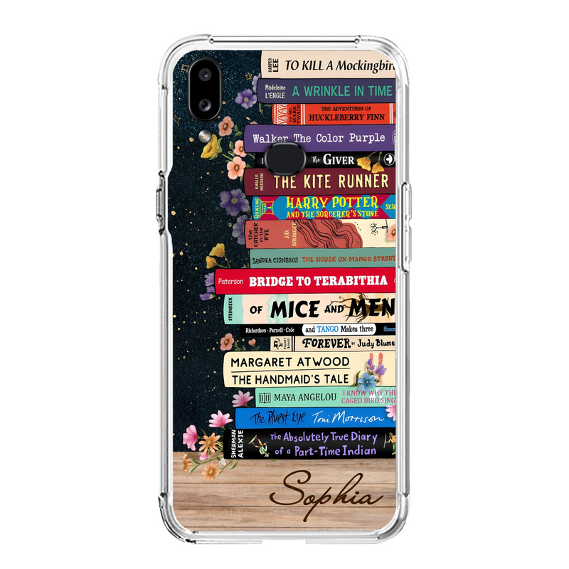 Custom Personalized Books Phone Case - Reading Book Lover Gift Idea - Case For iPhone/ Samsung