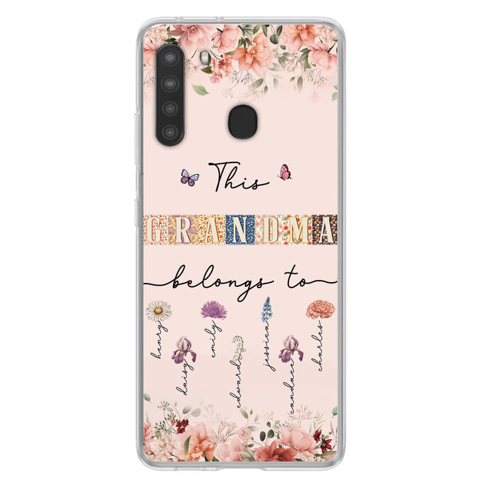 Custom Personalized Grandma/Mom Phone Case - Upto 7 Kids - Mother's Day Gift Idea for Grandma/Mom - Case for iPhone/Samsung