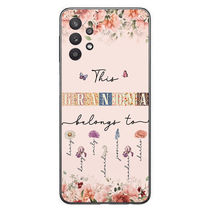 Custom Personalized Grandma/Mom Phone Case - Upto 7 Kids - Mother's Day Gift Idea for Grandma/Mom - Case for iPhone/Samsung