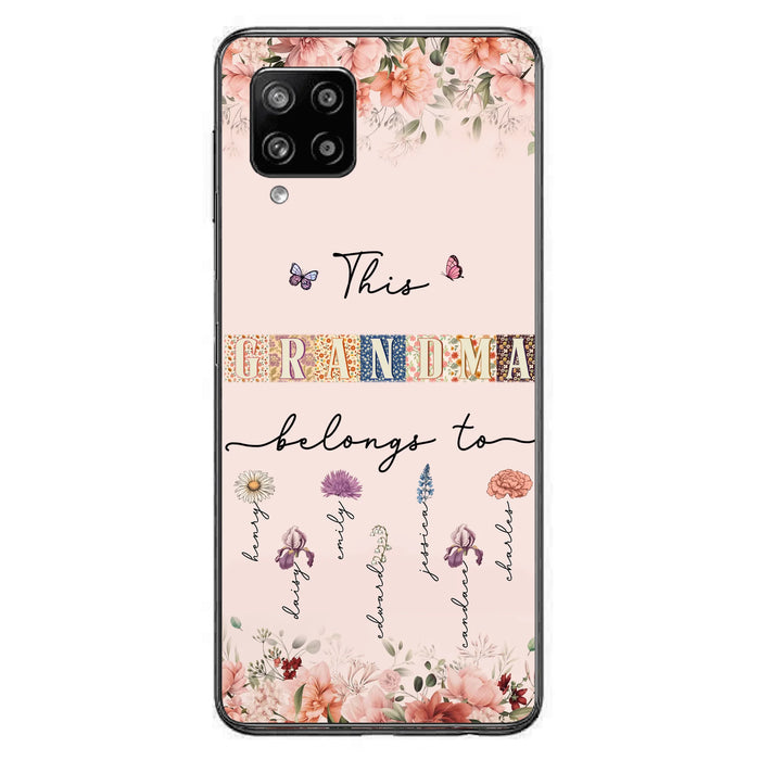Custom Personalized Grandma/Mom Phone Case - Upto 7 Kids - Mother's Day Gift Idea for Grandma/Mom - Case for iPhone/Samsung