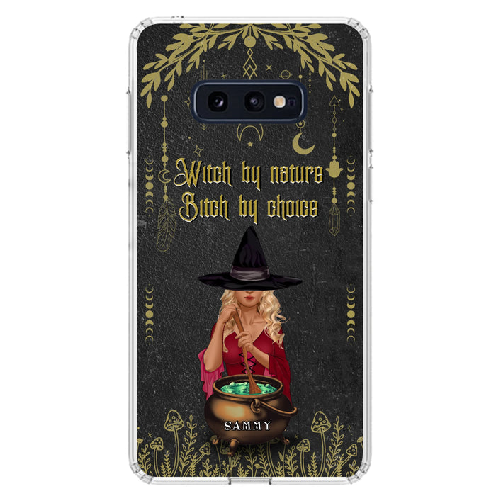 Custom Personalized Witch Phone Case - Gift Idea For Friends/Sisters/Wicca Decor/Pagan Decor - In My Kitchen Filled With Care I Welcome Water Earth Fire Air - Case for iPhone/Samsung