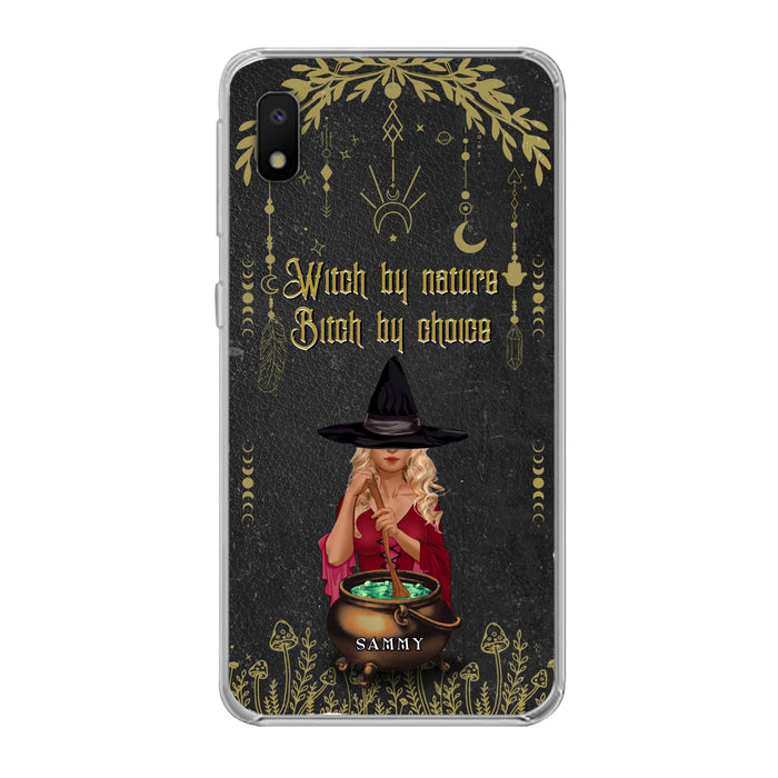 Custom Personalized Witch Phone Case - Gift Idea For Friends/Sisters/Wicca Decor/Pagan Decor - In My Kitchen Filled With Care I Welcome Water Earth Fire Air - Case for iPhone/Samsung