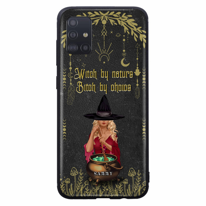 Custom Personalized Witch Phone Case - Gift Idea For Friends/Sisters/Wicca Decor/Pagan Decor - In My Kitchen Filled With Care I Welcome Water Earth Fire Air - Case for iPhone/Samsung