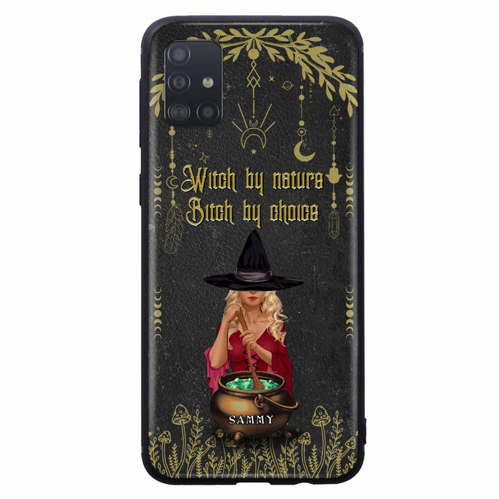 Custom Personalized Witch Phone Case - Gift Idea For Friends/Sisters/Wicca Decor/Pagan Decor - In My Kitchen Filled With Care I Welcome Water Earth Fire Air - Case for iPhone/Samsung