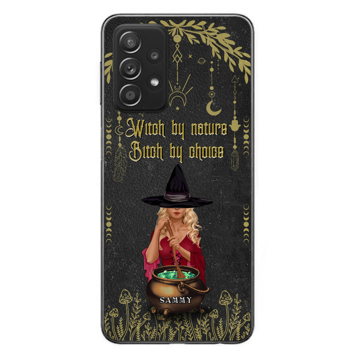 Custom Personalized Witch Phone Case - Gift Idea For Friends/Sisters/Wicca Decor/Pagan Decor - In My Kitchen Filled With Care I Welcome Water Earth Fire Air - Case for iPhone/Samsung