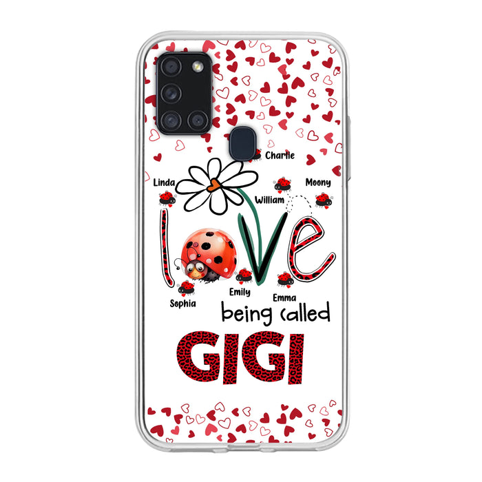 Custom Personalized Grandma Phone Case - Gift Idea For Grandma - Upto 7 Kids - Love Being Called Gigi - Cases For iPhone/Samsung