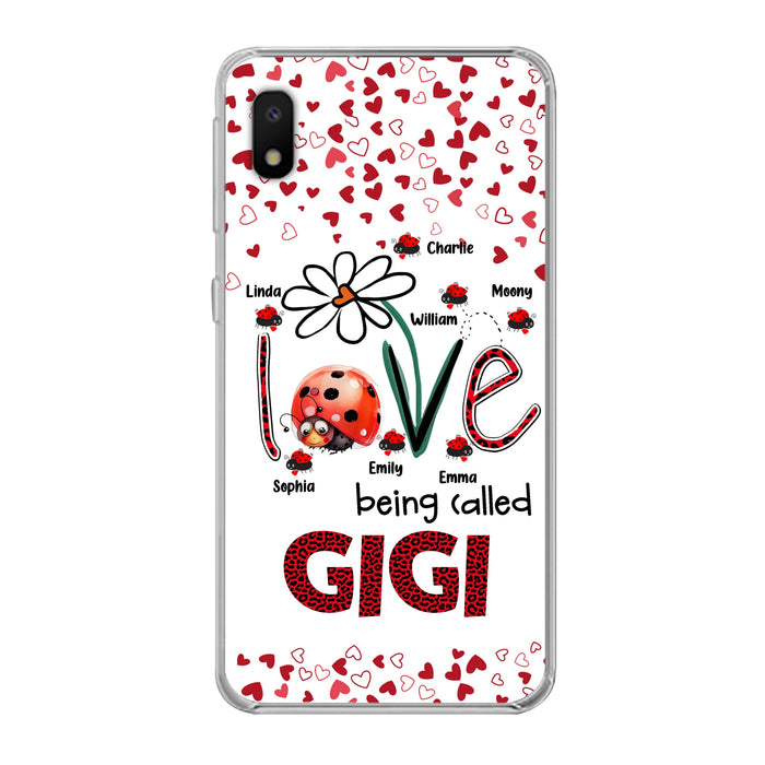 Custom Personalized Grandma Phone Case - Gift Idea For Grandma - Upto 7 Kids - Love Being Called Gigi - Cases For iPhone/Samsung