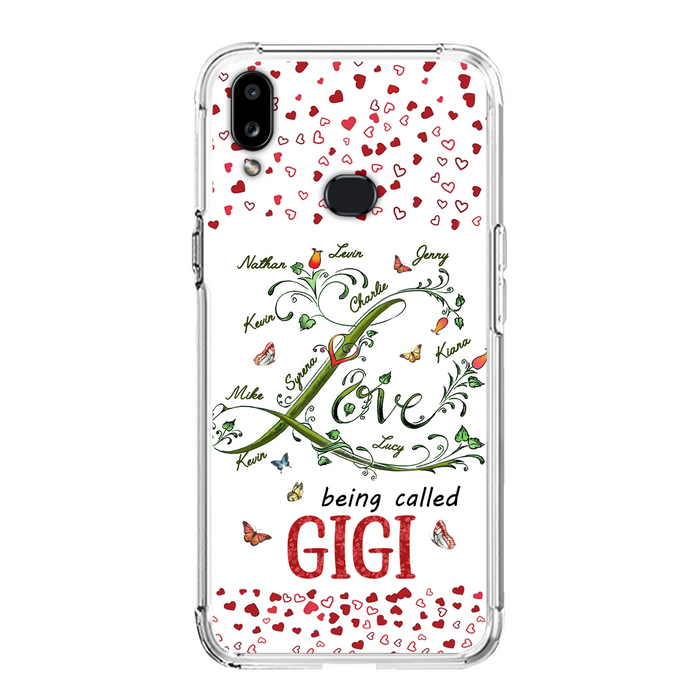 Custom Personalized Grandma Phone Case - Upto 10 Kids - Mother's Day Gift Idea For Grandma - Love Being Called Grandma