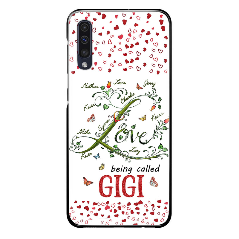 Custom Personalized Grandma Phone Case - Upto 10 Kids - Mother's Day Gift Idea For Grandma - Love Being Called Grandma