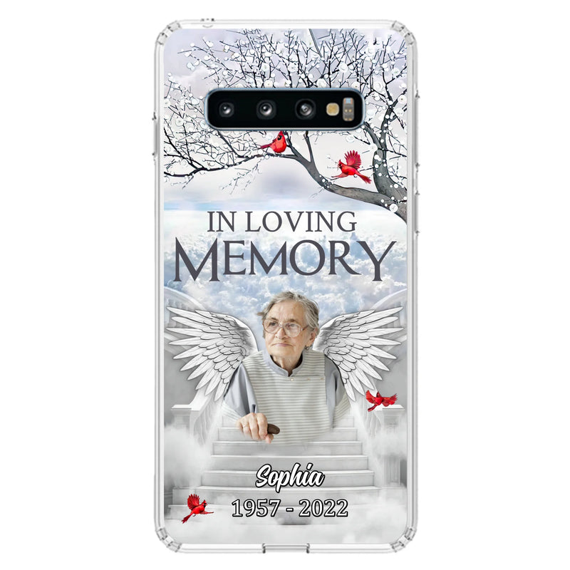 Custom Personalized Memorial Phone Case - Upload Photo - Memorial Gift Idea For Family - In Loving Memory - Case For iPhone & Samsung