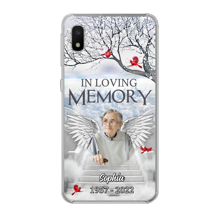 Custom Personalized Memorial Phone Case - Upload Photo - Memorial Gift Idea For Family - In Loving Memory - Case For iPhone & Samsung
