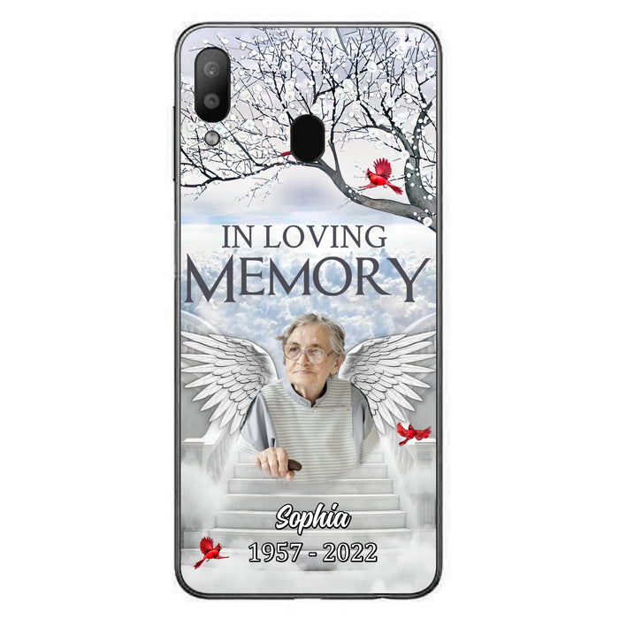 Custom Personalized Memorial Phone Case - Upload Photo - Memorial Gift Idea For Family - In Loving Memory - Case For iPhone & Samsung
