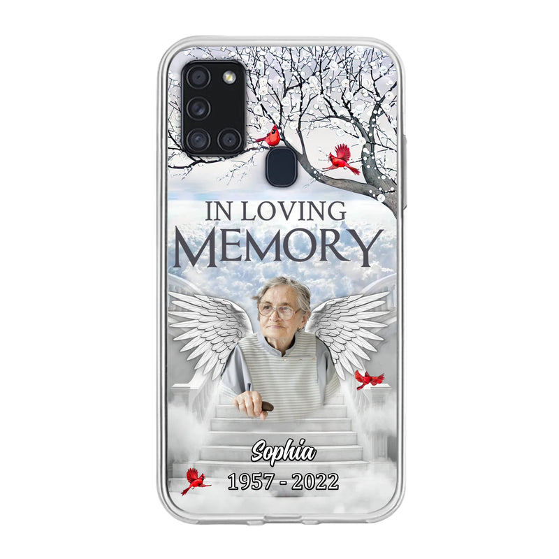 Custom Personalized Memorial Phone Case - Upload Photo - Memorial Gift Idea For Family - In Loving Memory - Case For iPhone & Samsung
