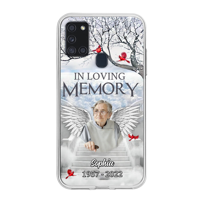 Custom Personalized Memorial Phone Case - Upload Photo - Memorial Gift Idea For Family - In Loving Memory - Case For iPhone & Samsung