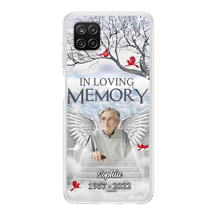 Custom Personalized Memorial Phone Case - Upload Photo - Memorial Gift Idea For Family - In Loving Memory - Case For iPhone & Samsung
