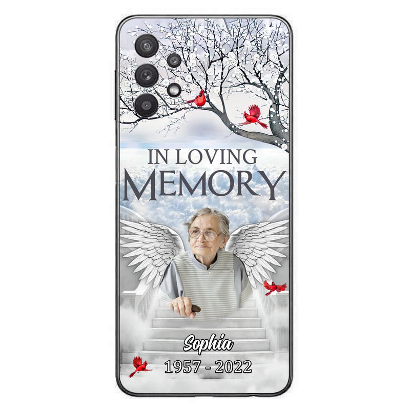 Custom Personalized Memorial Phone Case - Upload Photo - Memorial Gift Idea For Family - In Loving Memory - Case For iPhone & Samsung