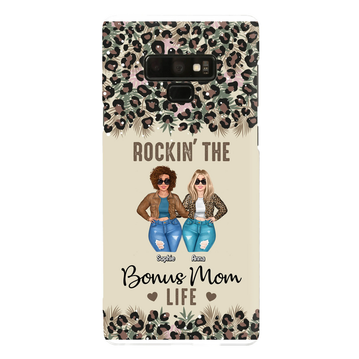 Custom Personalized Bonus Mom Phone Case - Gift Idea For Mother's Day - Rockin' The Bonus Mom Life - Case For iPhone & Samsung