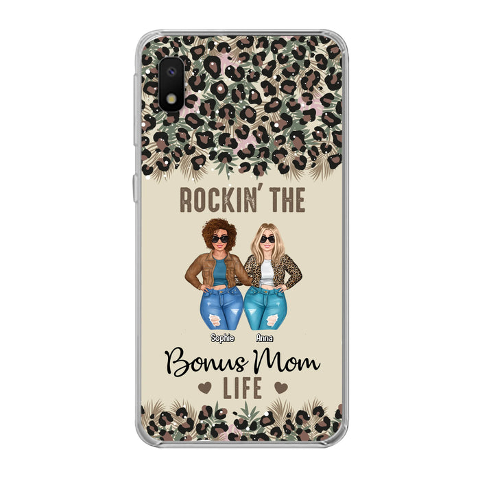 Custom Personalized Bonus Mom Phone Case - Gift Idea For Mother's Day - Rockin' The Bonus Mom Life - Case For iPhone & Samsung
