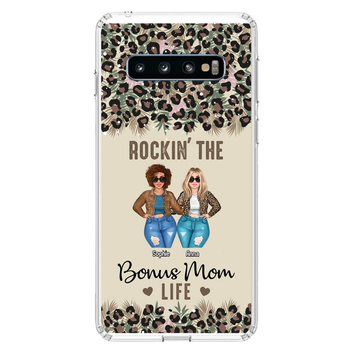 Custom Personalized Bonus Mom Phone Case - Gift Idea For Mother's Day - Rockin' The Bonus Mom Life - Case For iPhone & Samsung