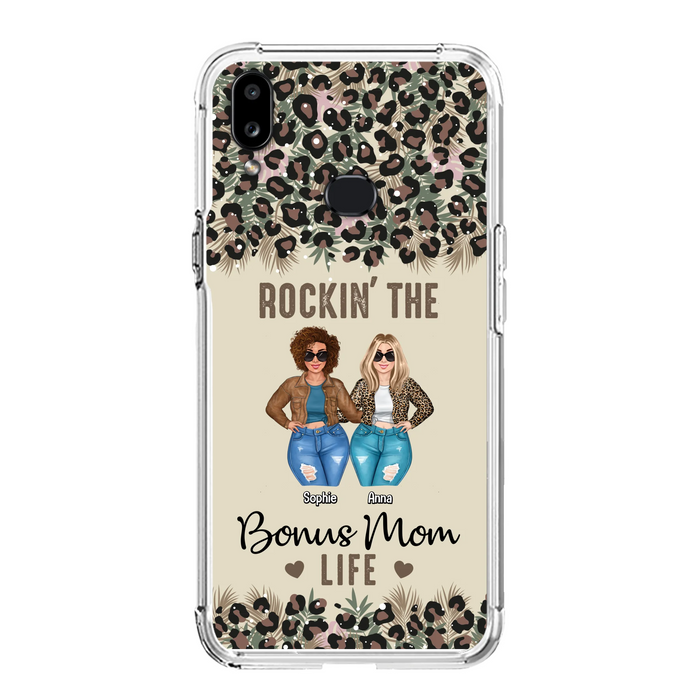 Custom Personalized Bonus Mom Phone Case - Gift Idea For Mother's Day - Rockin' The Bonus Mom Life - Case For iPhone & Samsung