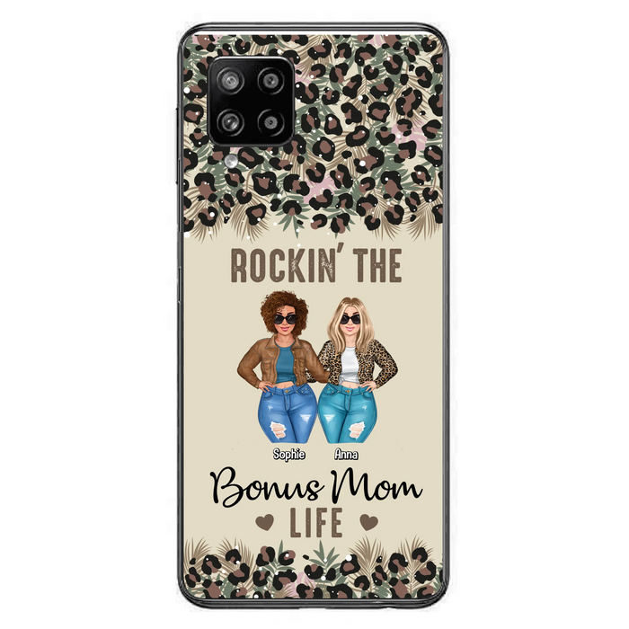 Custom Personalized Bonus Mom Phone Case - Gift Idea For Mother's Day - Rockin' The Bonus Mom Life - Case For iPhone & Samsung