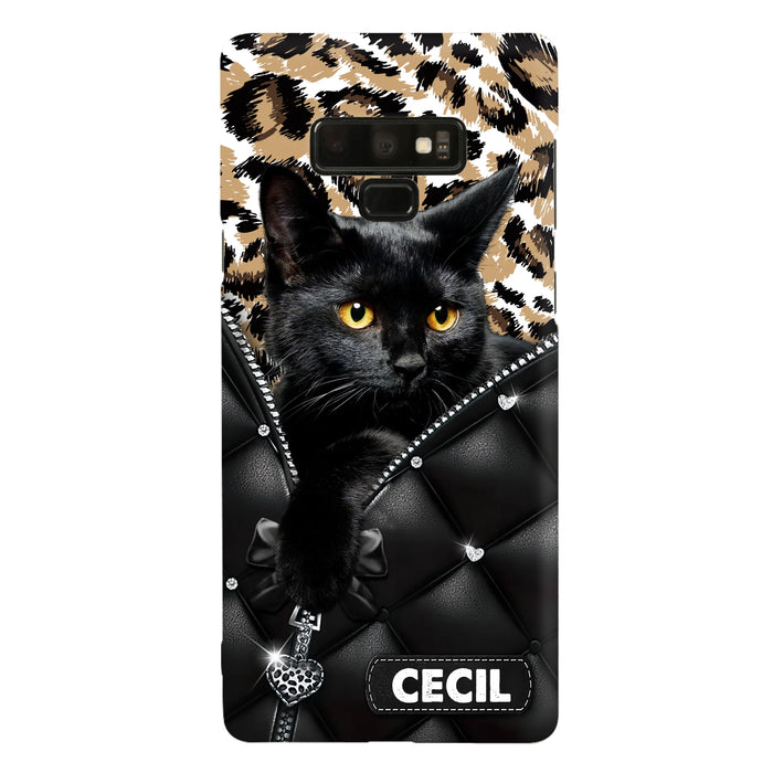 Custom Personalized Cat Phone Case For iPhone/Samsung - Upload Photo - Gift Idea For Cat Lovers