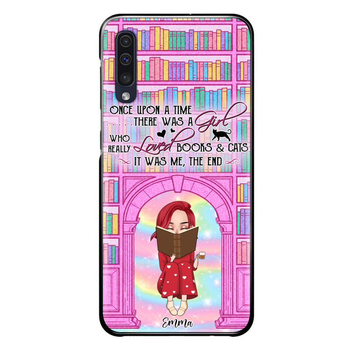 Custom Personalized Reading Girl Phone Case - Gift Idea For Books Lovers - It Was Me The End - Case For iPhone/Samsung