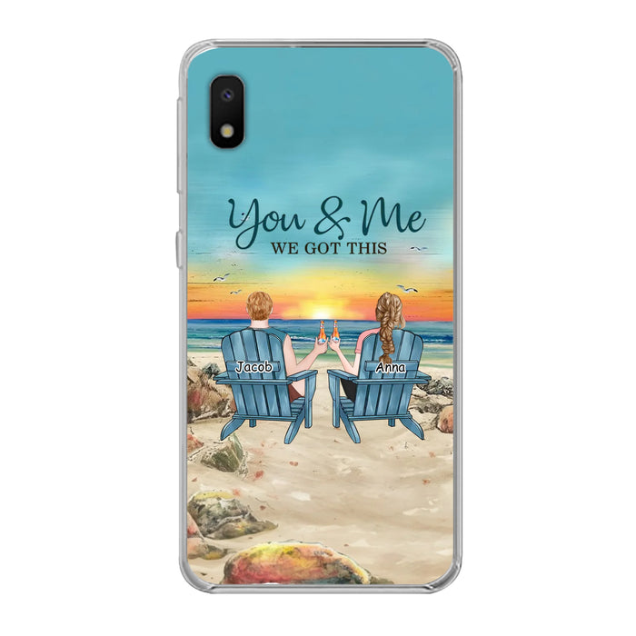 Custom Personalized Couple Phone Case - Gift Idea For Couple/ Valentines Day - You & Me We Got This - Case For iPhone/ Samsung