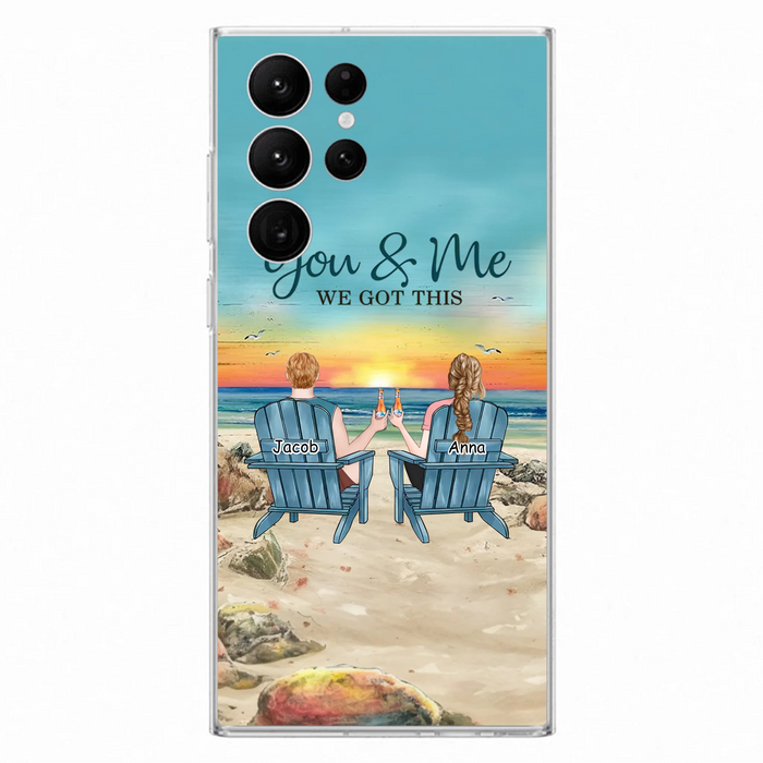 Custom Personalized Couple Phone Case - Gift Idea For Couple/ Valentines Day - You & Me We Got This - Case For iPhone/ Samsung
